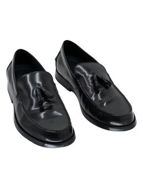 Rockport Mens Whitlaw Tassel Loafer Black Leather Size 11M